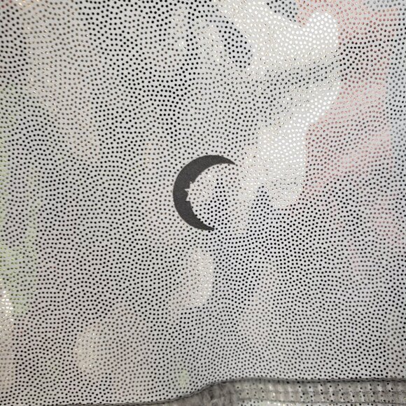 Zyia Light n Tight Hi-Rise Capri Pocket Leggings Metallic Gray Camo Size 2 - Picture 5 of 6